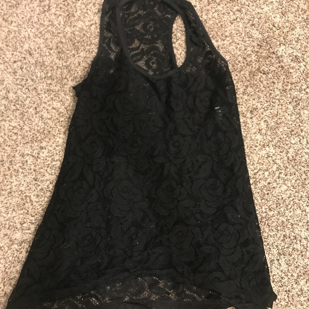 Swim Mart black lace cover up